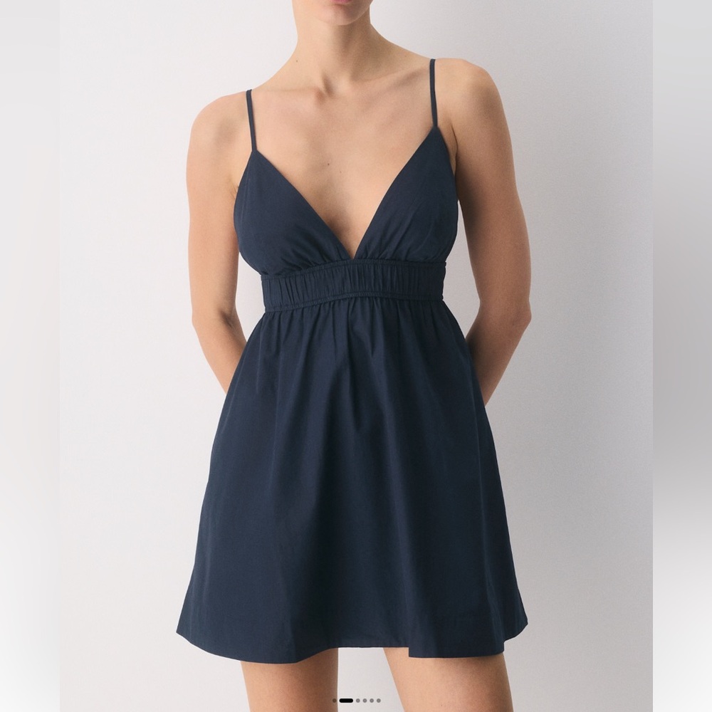 Aritzia Encourage Poplin Mini Dress